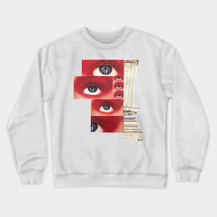 The Eye Collage art Crewneck Sweatshirt